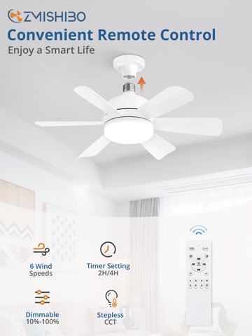 ZMISHIBO remote control enables easy dimming and color changes from across the room.