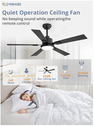 ZMISHIBO reversible blades for seasonal airflow.