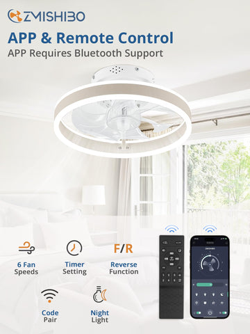 ZMISHIBO White Modern Flush Mount showcases sleek design and energy-efficient LED lighting.