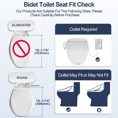 ZMJH 236D bidet seat warm air dryer for quick drying