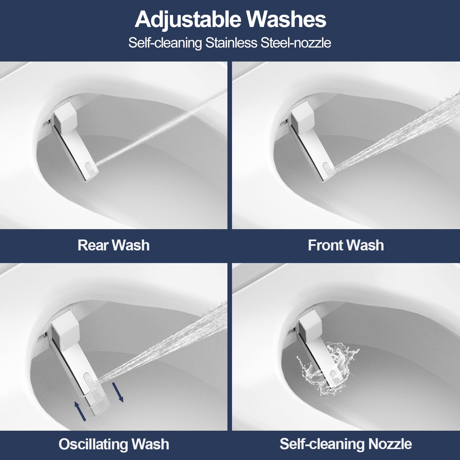 ZMJH 236 bidet seat heated seat delivers cozy warmth during use