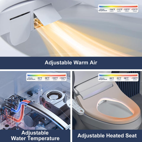 ZMJH 236 bidet seat vortex wash provides thorough cleansing