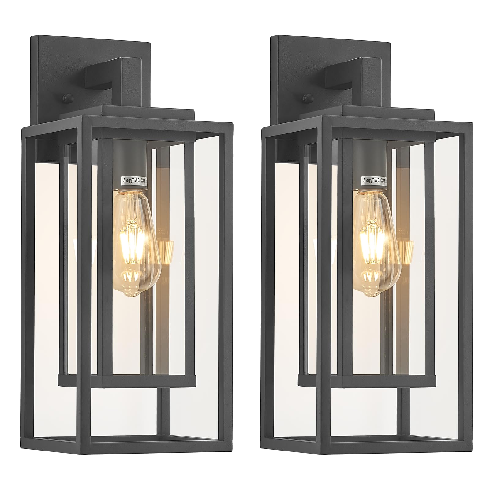 ZMKMOK 2pack outdoor lights provide balanced exterior coverage for entryways.