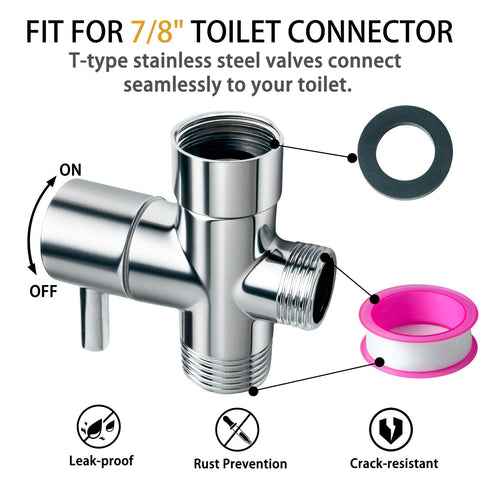 ZMYPPYA bidet attachment easy installation for tool-free setup.