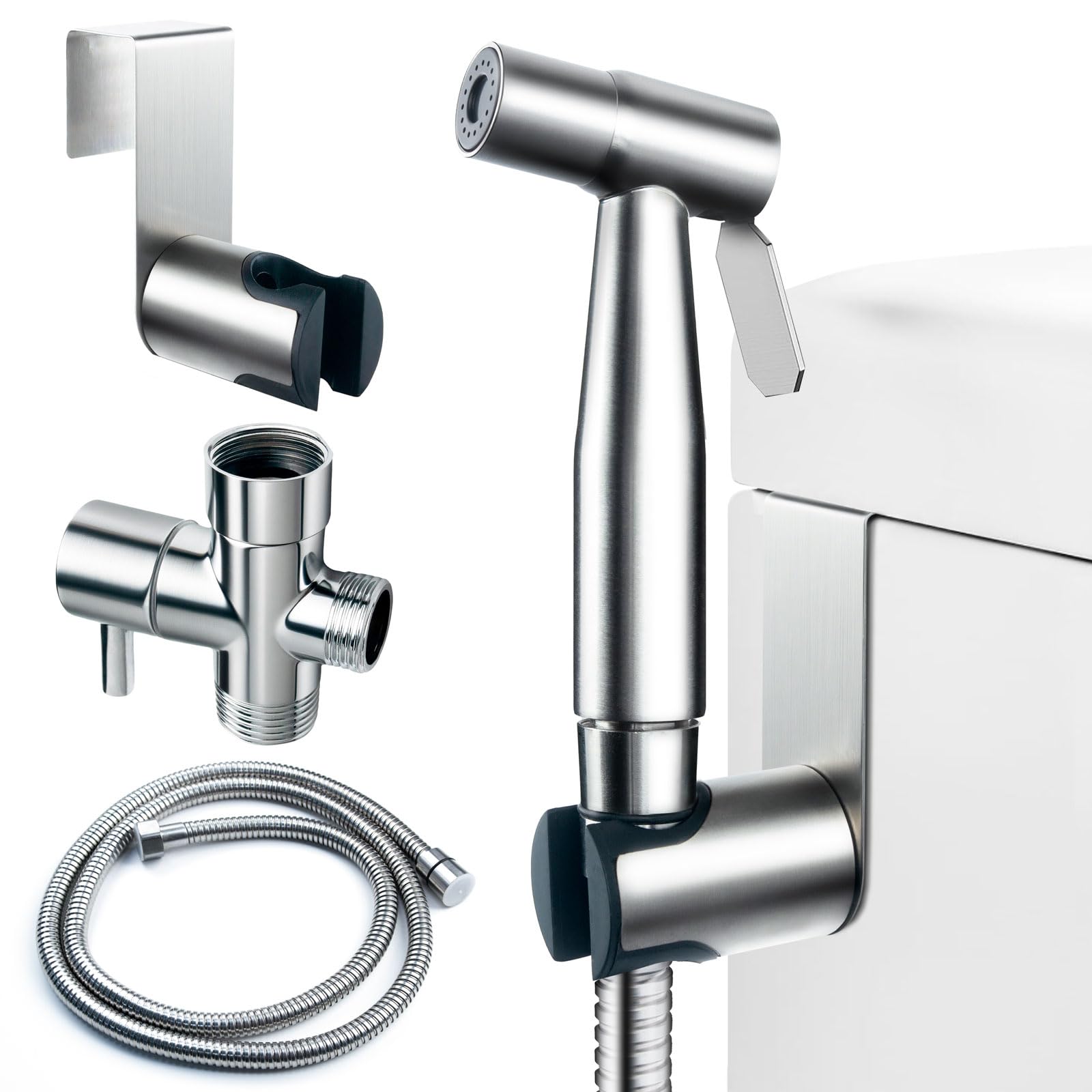 ZMYPPYA bidet attachment handheld sprayer for precise cleansing at home.