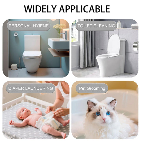 ZMYPPYA bidet attachment adjustable pressure for gentle to strong spray.