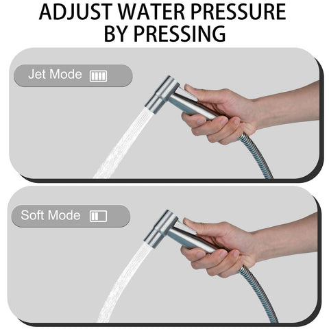 ZMYPPYA bidet attachment shatafa mode for versatile rinsing.