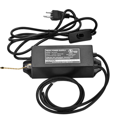 ZODZ 10KV neon power supply front view for glass signs with reliable output