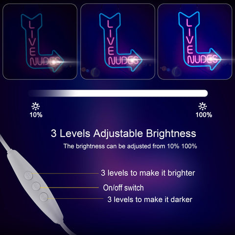 ZODZ neon sign on clear acrylic board provides a sleek, durable wall display.