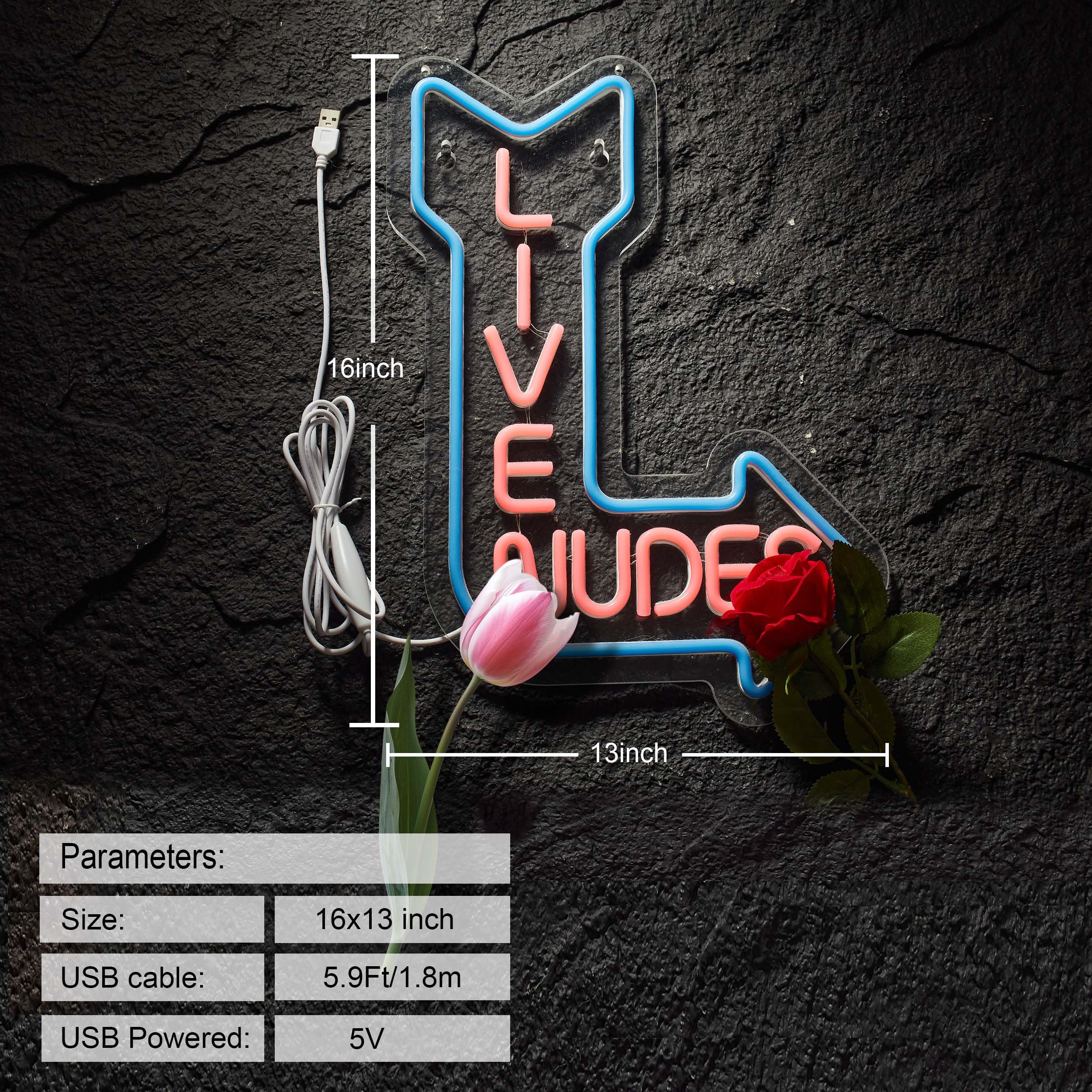 ZODZ neon sign dimmable brightness lets you tailor mood with ease.
