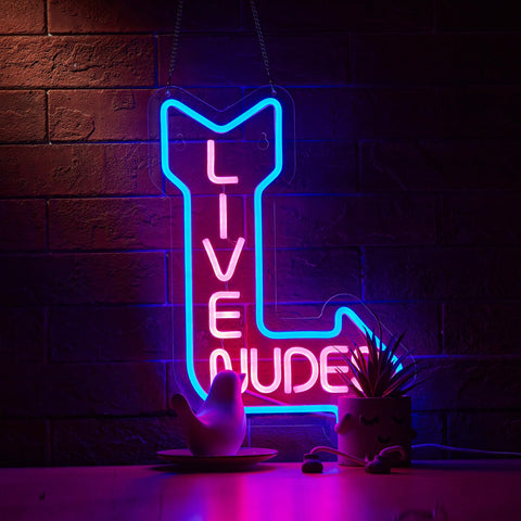 ZODZ neon sign wall decor 15x13 inches adds a modern ambient glow.