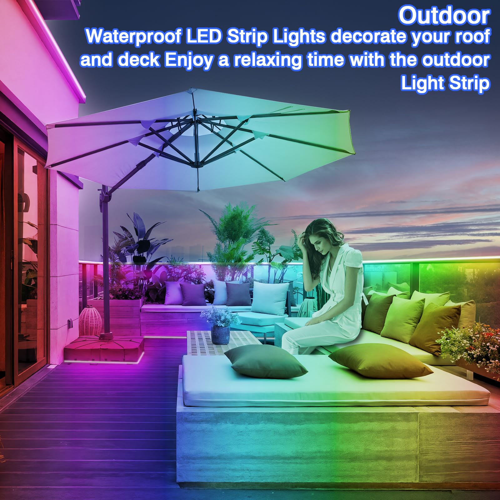 Zoegi RGB LED strip app-controlled for easy customization