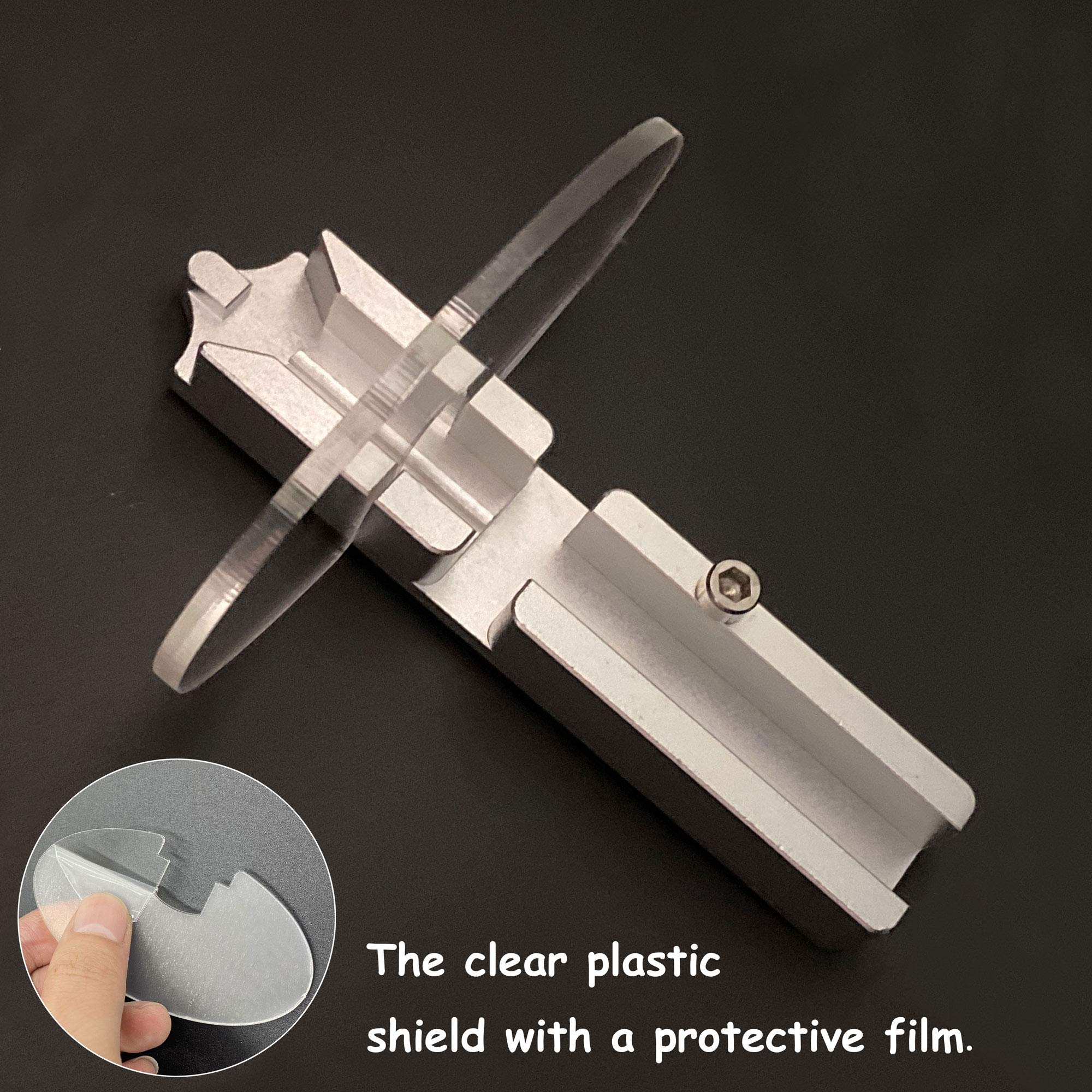 ZOEKIM jig shows adjustable depth stop for controlled cuts.