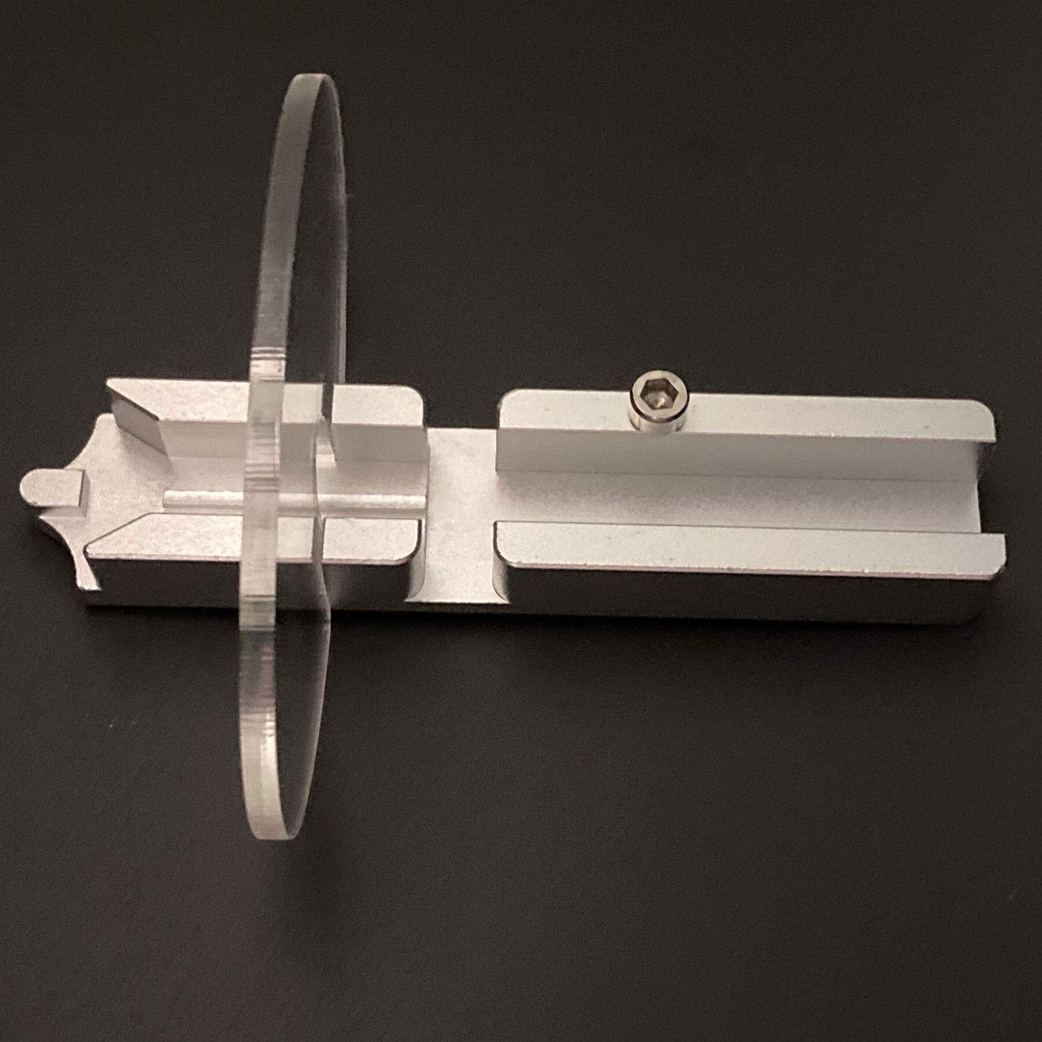 ZOEKIM jig features removable clear guard for visibility during use.