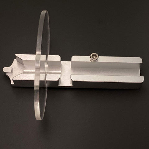 ZOEKIM jig features removable clear guard for visibility during use.
