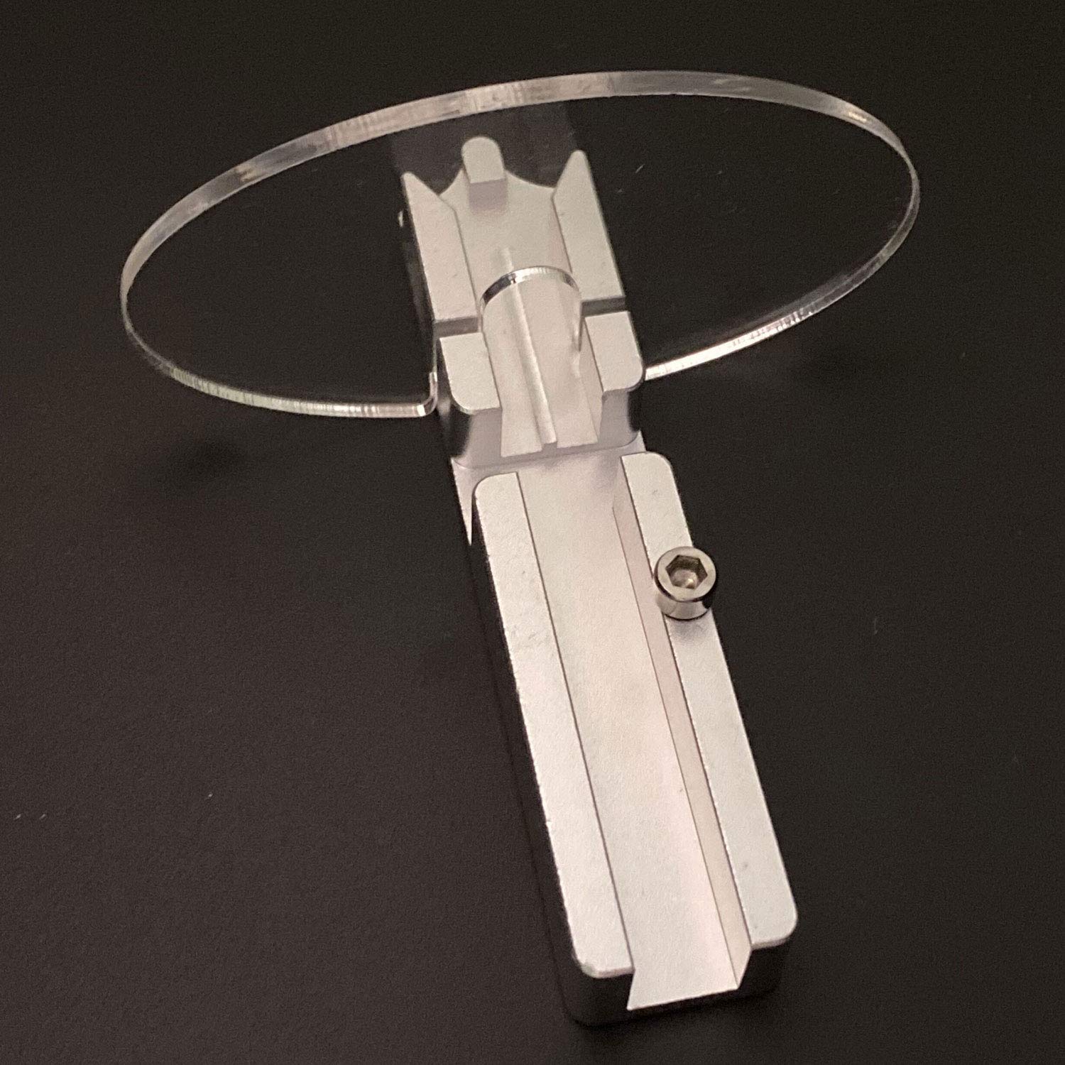 ZOEKIM jig demonstrates taper-conforming design for consistent case length.