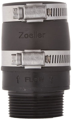 Zoeller inline check valve weep hole detail helps venting and reliability.