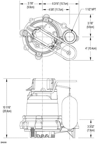 Zoeller M53 cast-iron housing and durable build, ready for dependable water removal.