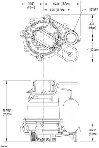 Zoeller M53 cast-iron housing and durable build, ready for dependable water removal.