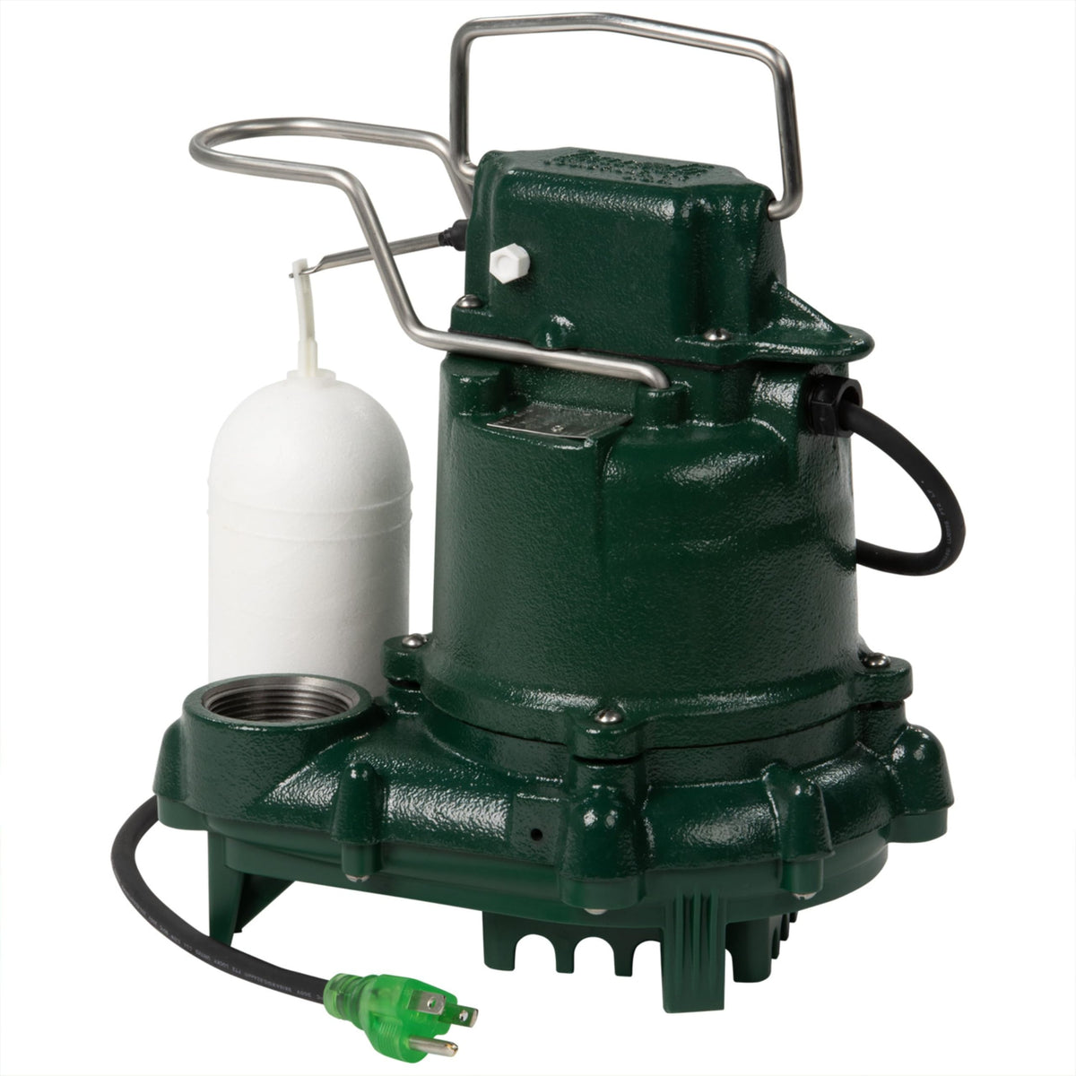 Zoeller Mighty Mate M53 LED power plug highlights ready power status.