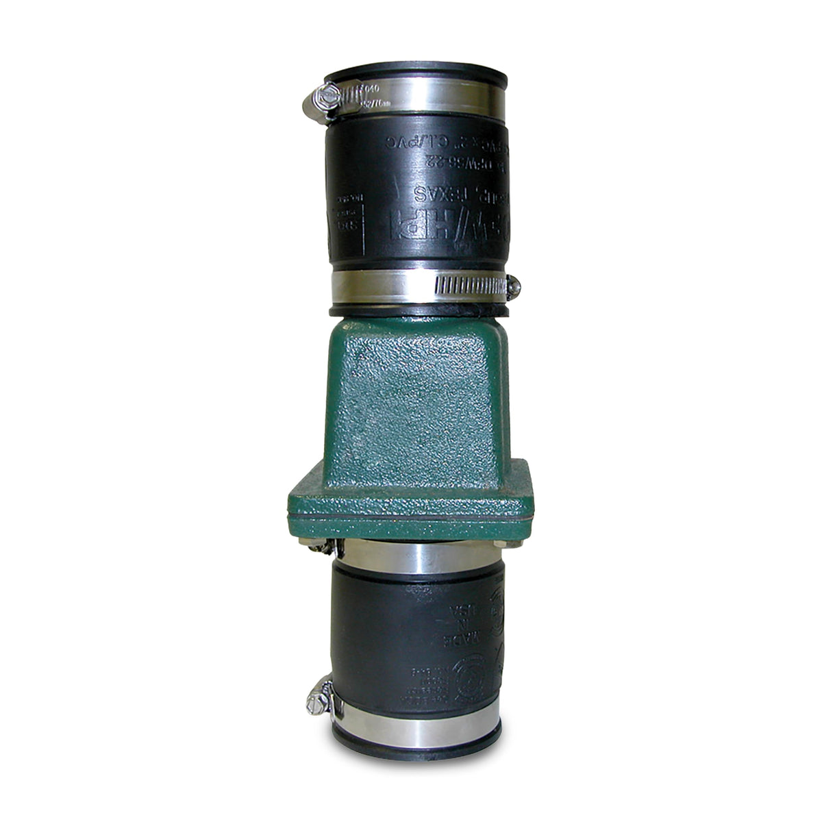 Zoeller UniCheck 2in cast-iron body for durable backflow prevention.