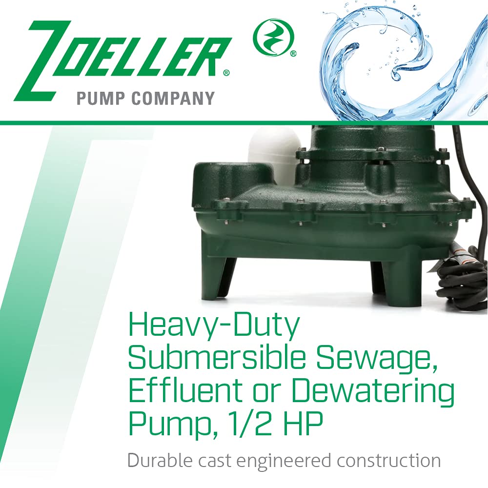 Zoeller Waste-Mate 267-0001 2-inch solids pass outlet.
