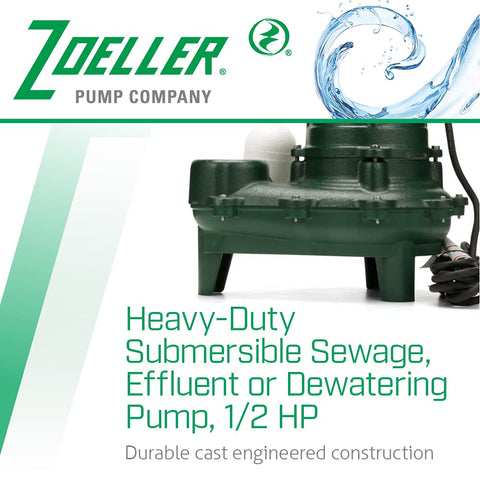 Zoeller Waste-Mate 267-0001 2-inch solids pass outlet.