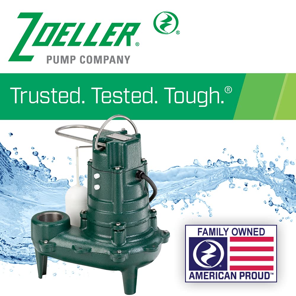 Zoeller Waste-Mate 267-0001 residential and commercial dewatering application ready.