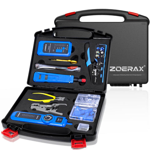 ZOERAX 14-in-1 crimp tool in action for quick, reliable terminations.