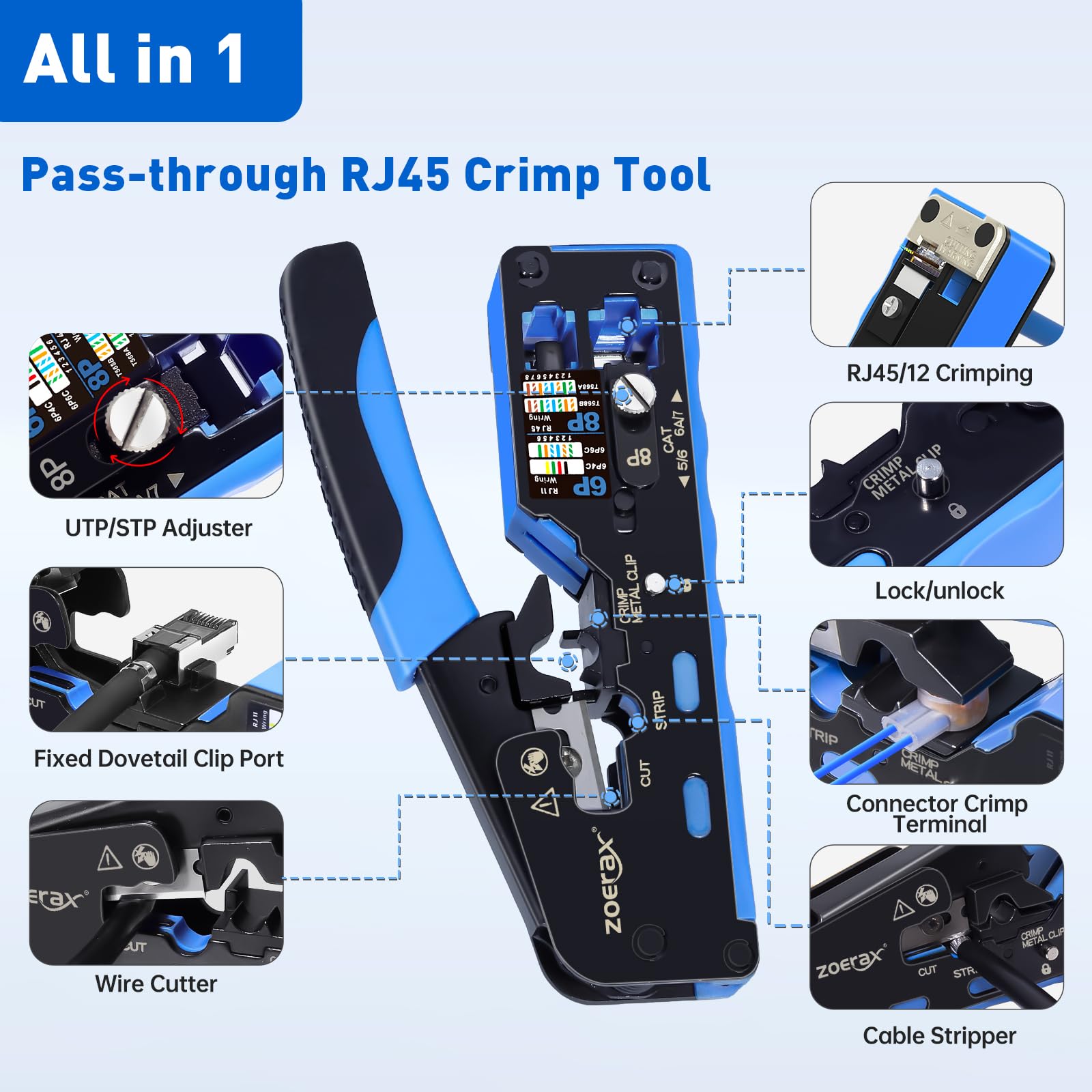 ZOERAX ergonomic compact design reduces hand fatigue during use