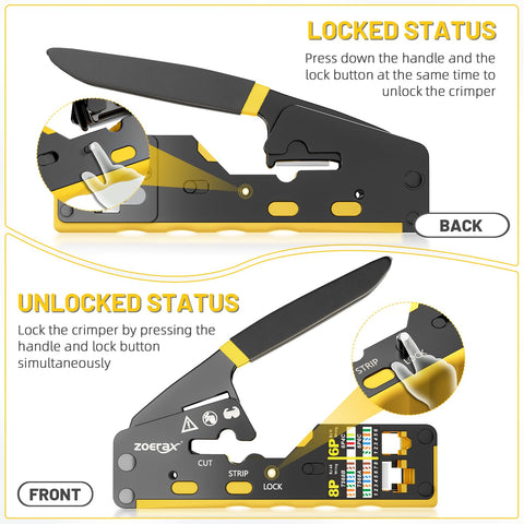 ZOERAX ergonomic handle close-up highlights comfortable grip for extended tasks.