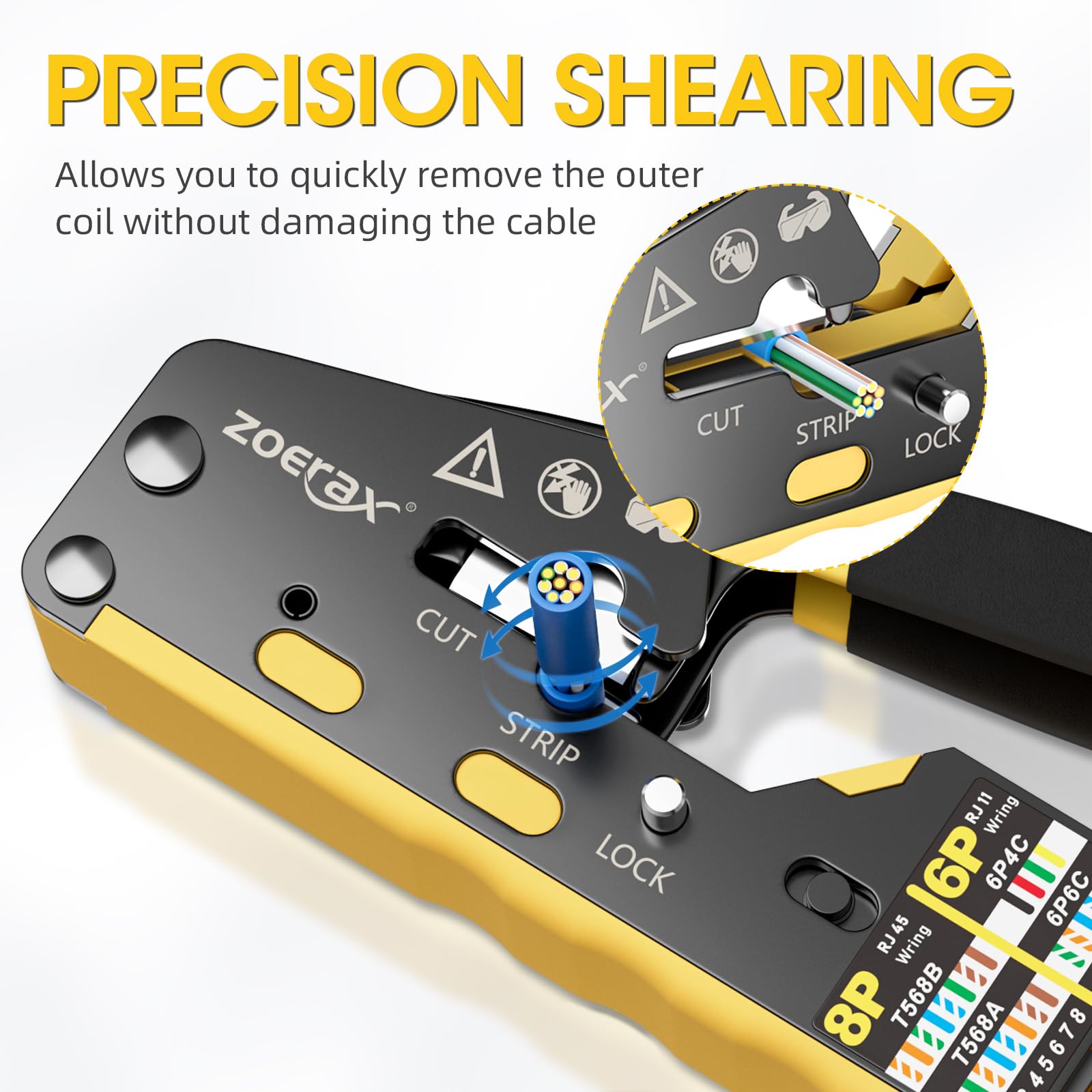 ZOERAX pass-through compatibility in action for faster, reliable connector terminations.
