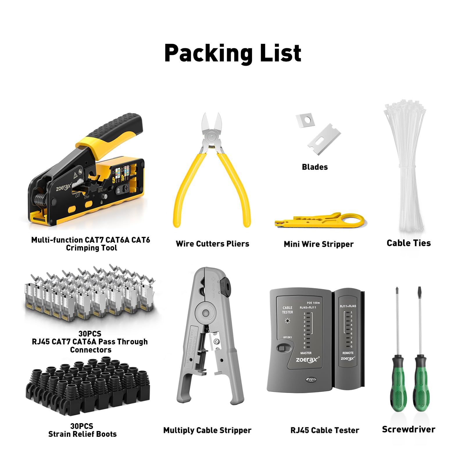 ZOERAX tool kit storage case keeping all components portable and organized