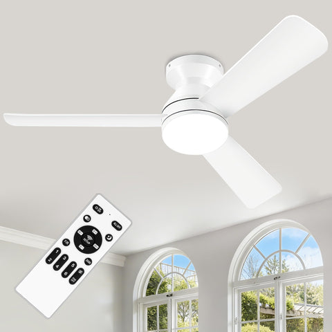 Zoeyon 42-inch ceiling fan with light providing quiet, efficient airflow for bedrooms