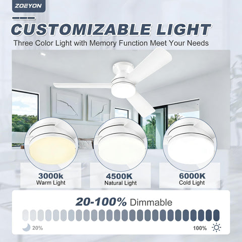 Zoeyon reversible design circulates cool air in summer and warm air in winter
