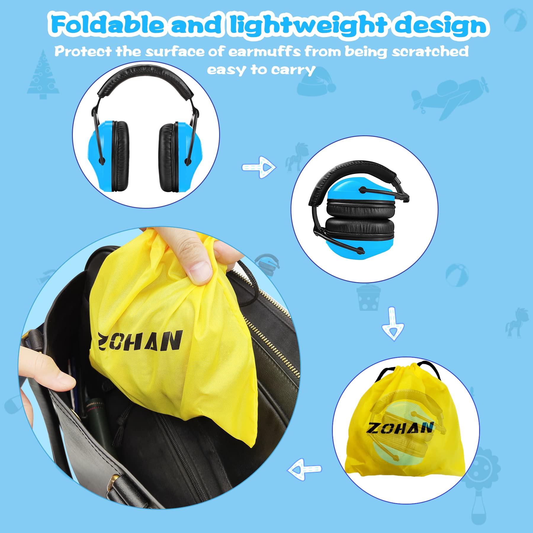 ZOHAN 030 foldable design for easy packing and portability.