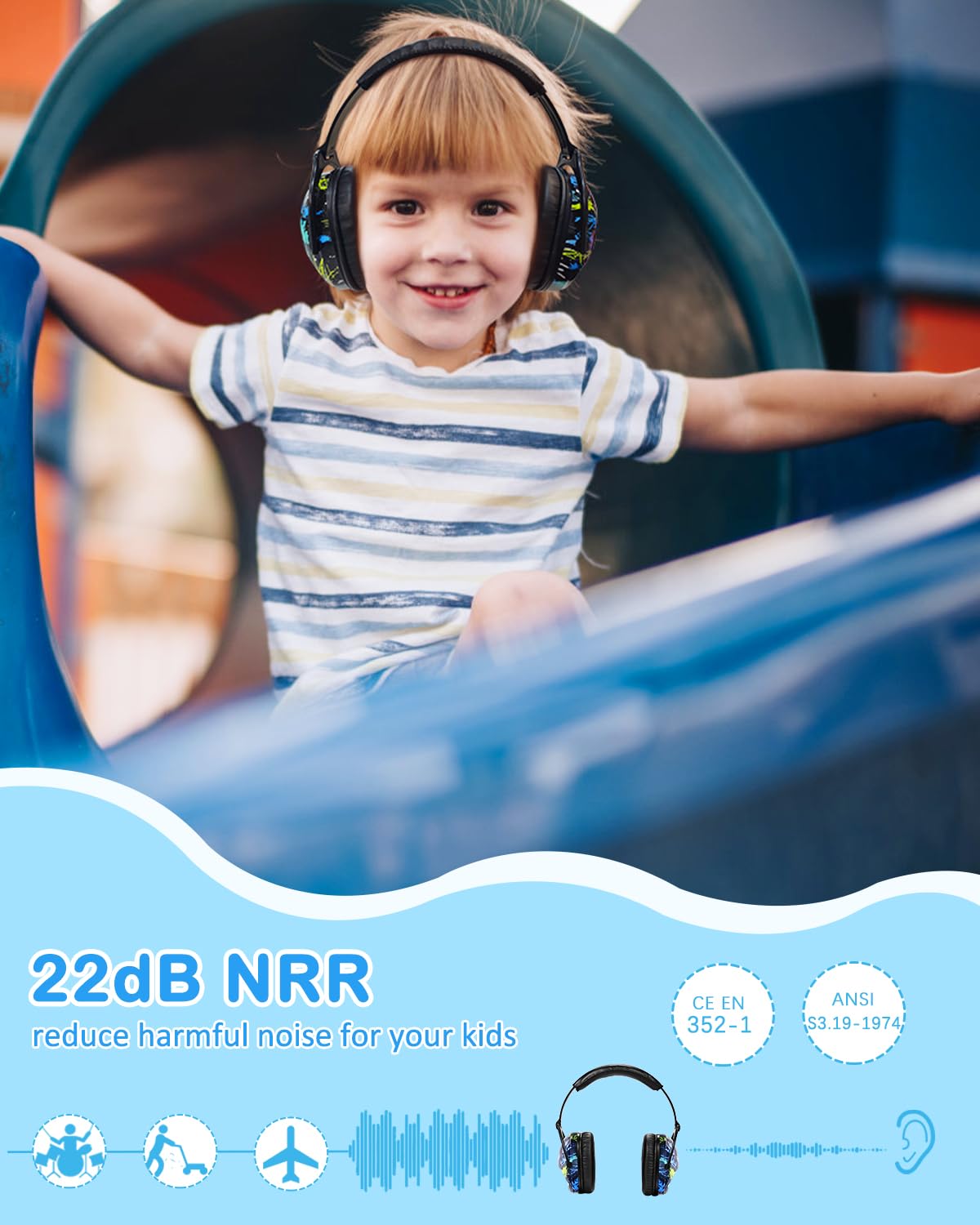ZOHAN EM030 worn at concerts helps kids enjoy performances while reducing noise.