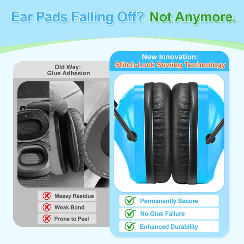 ZOHAN kids ear protection adjustable headband provides a secure, comfortable fit