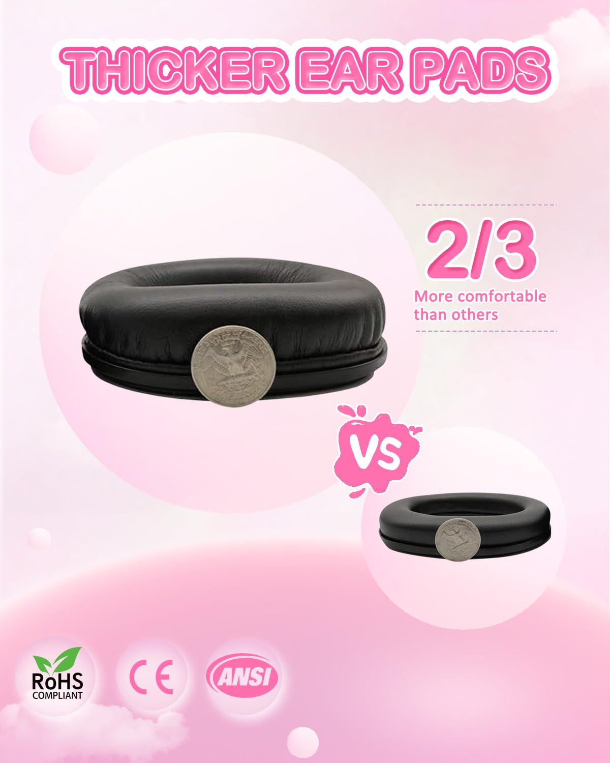 Two-pack value lets siblings share or compare comfortable protection.