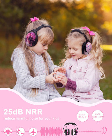 ZOHAN soft earcups offer all-day comfort for noisy outings.