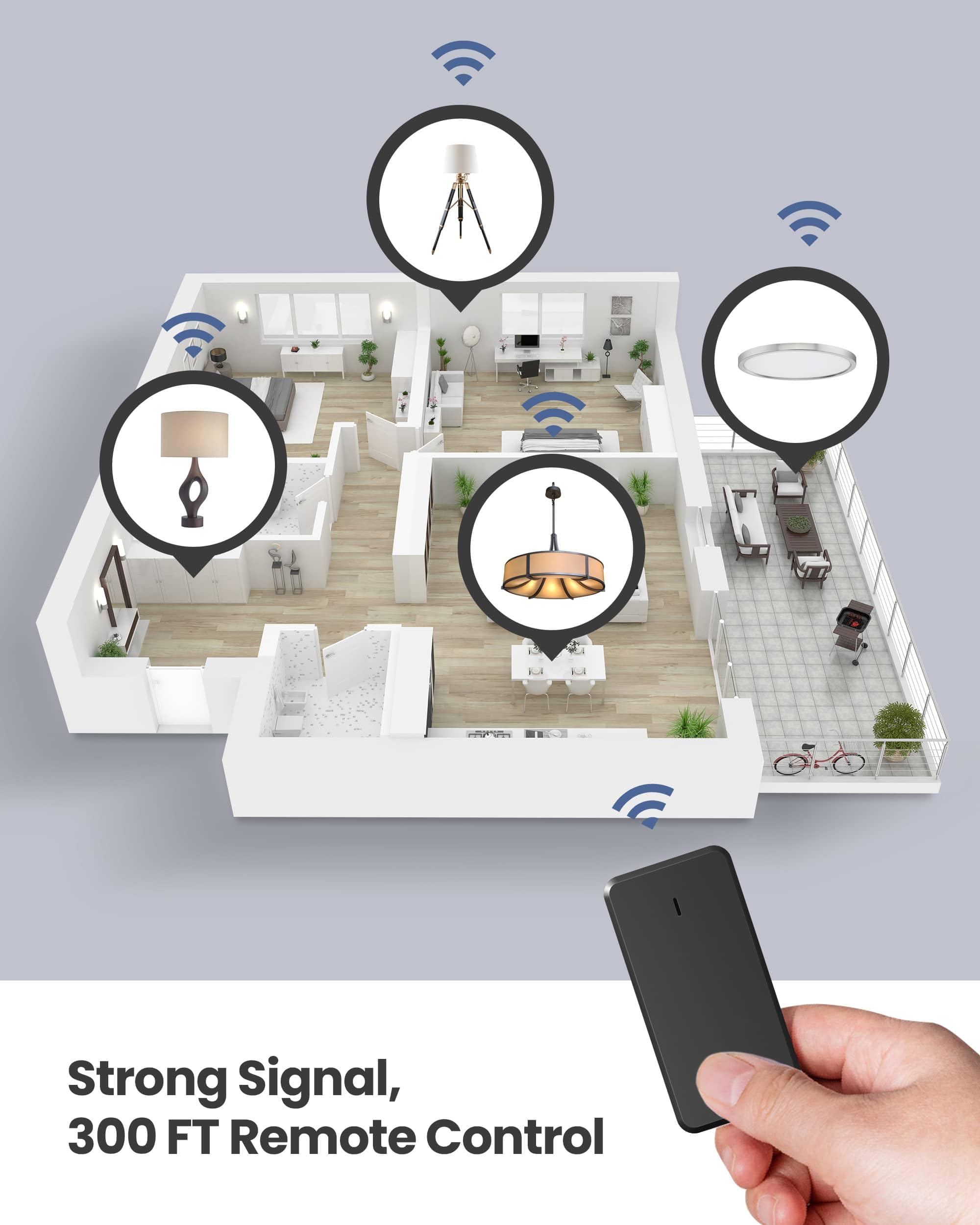 Zoiinet 1500W power switch supports high-wattage devices safely.