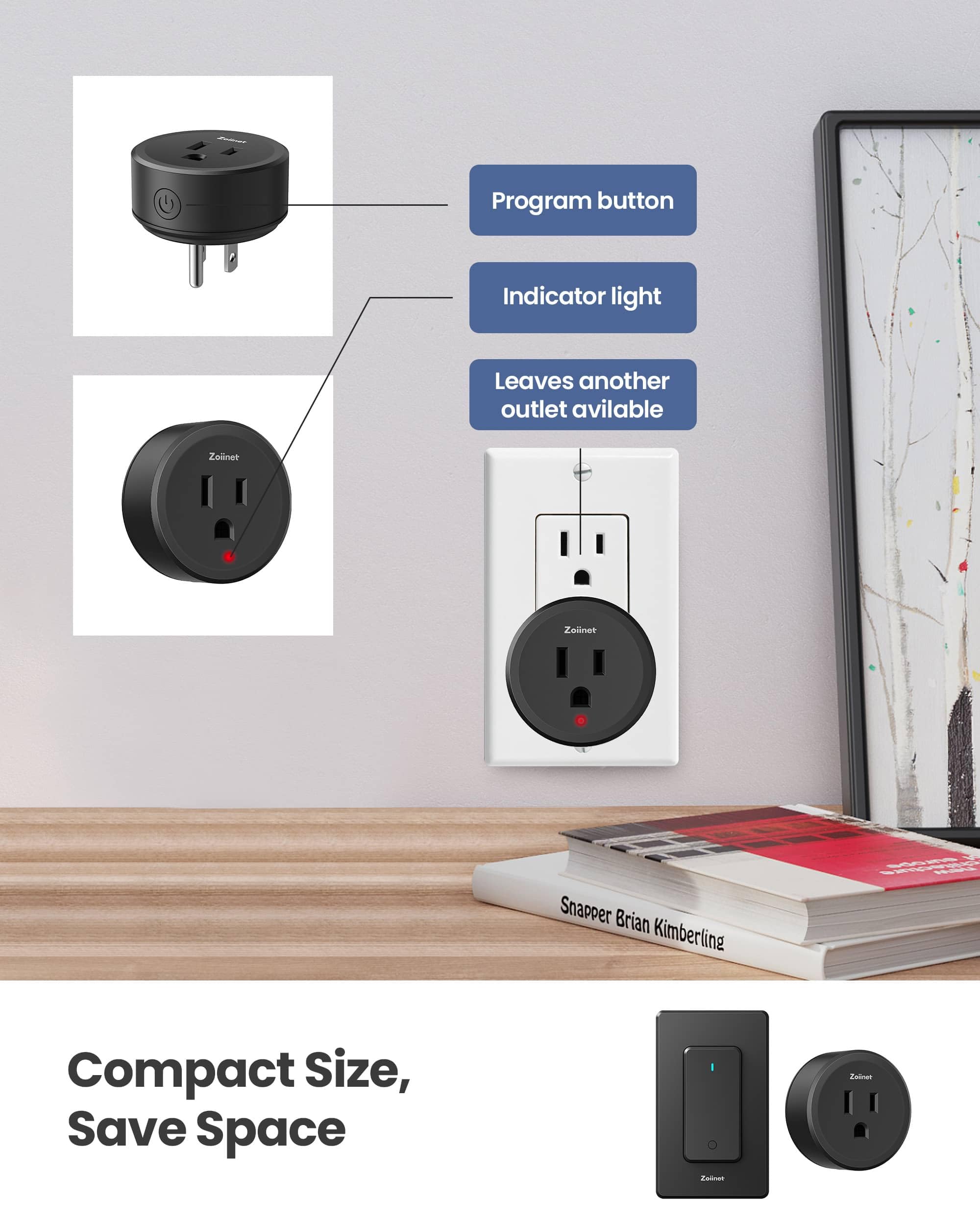 Zoiinet programmable wireless switch for DIY setups.