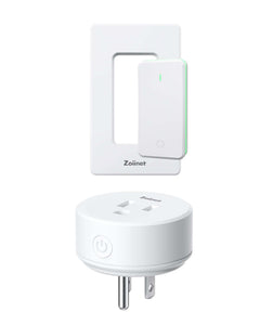 Zoiinet remote-control outlet with buckle design allows easy removal for flexible placement