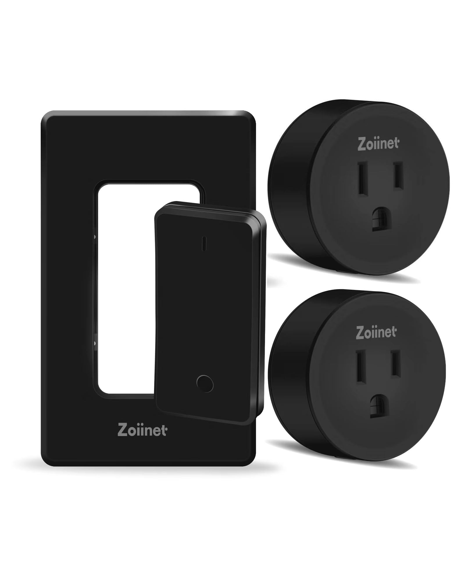 Zoiinet remote control outlet plug with buckle design for easy wireless operation.