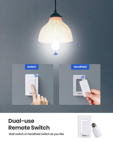 Zoiinet two-e26-e27 bulbs base-holder supports two sockets for simple setup.