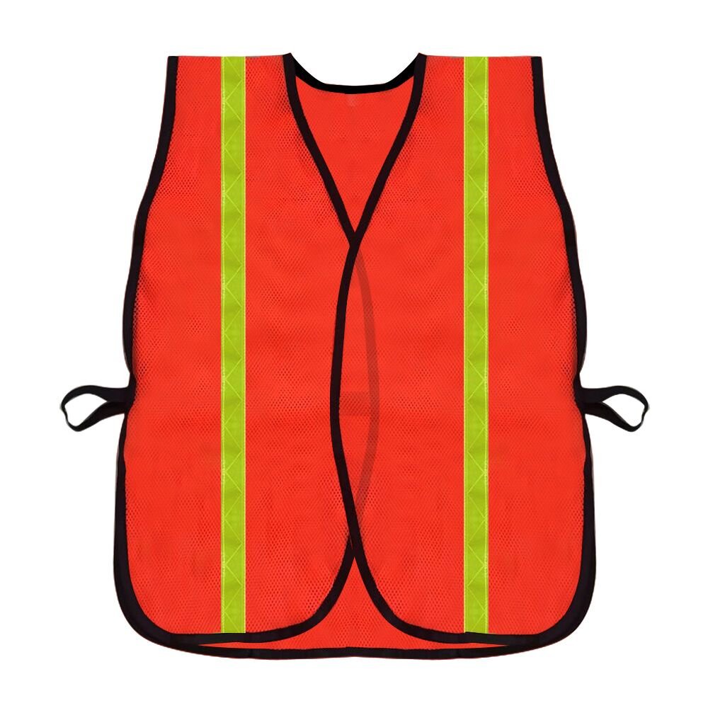 Zojo high-visibility vest back view enhances visibility from behind during cycling and walking