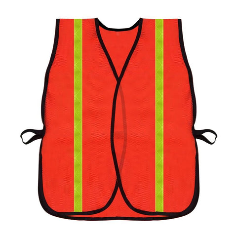 Zojo high-visibility vest back view enhances visibility from behind during cycling and walking