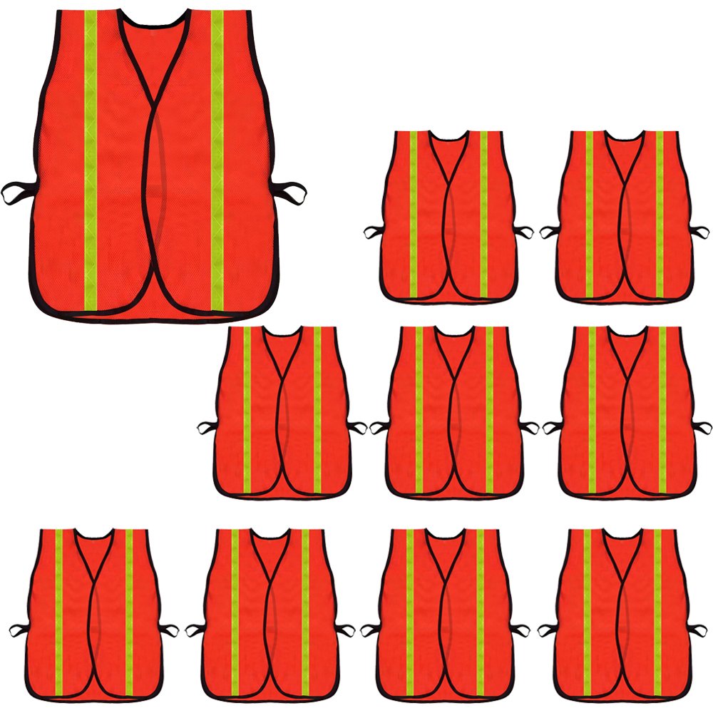 Zojo high-visibility vest front view boosts daytime safety for outdoor workers