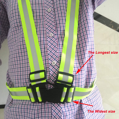 Zojo Reflective Vest worn during running shows high visibility.