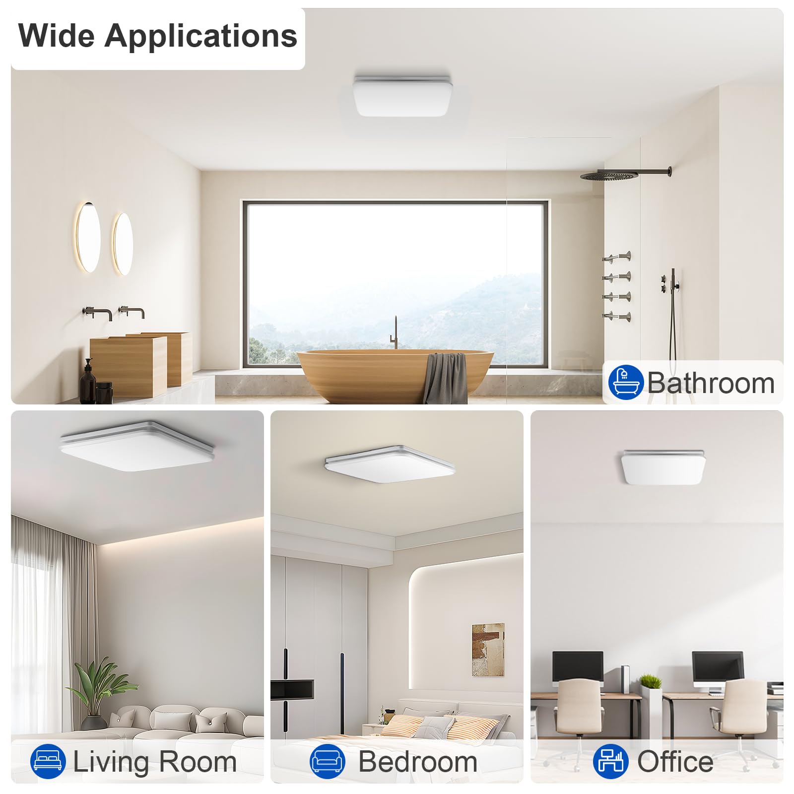 Zomagas ceiling opening compatible 7-3/4 by 7-1/2 inches.